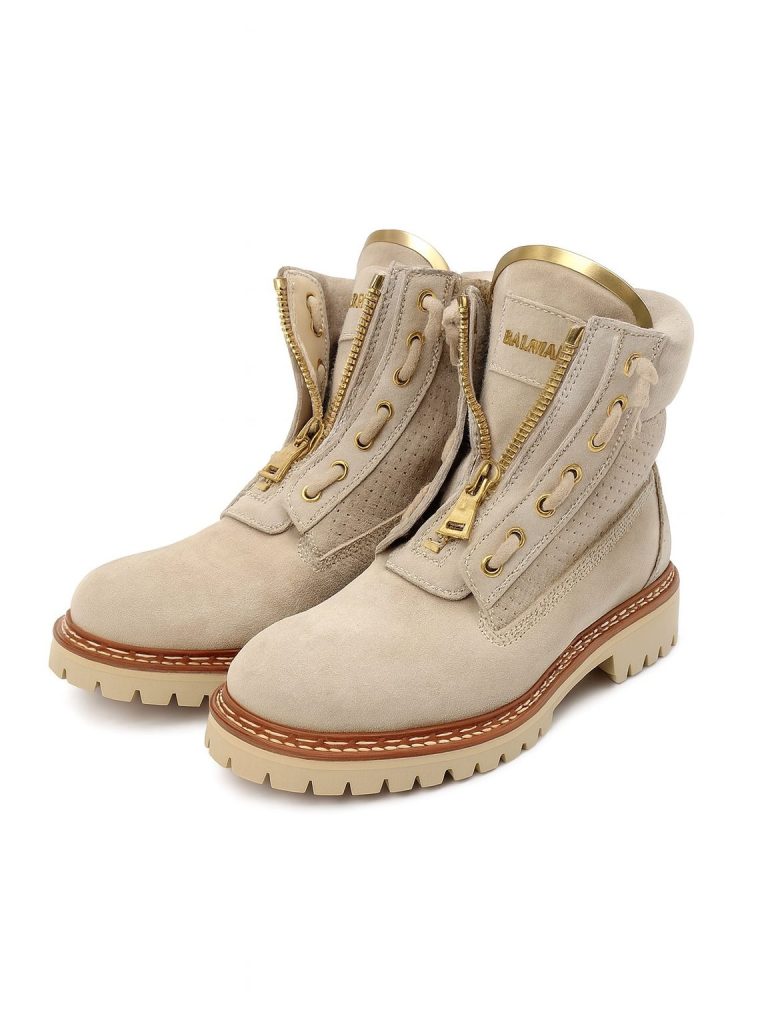 Balmain — ботинки бежевые 38