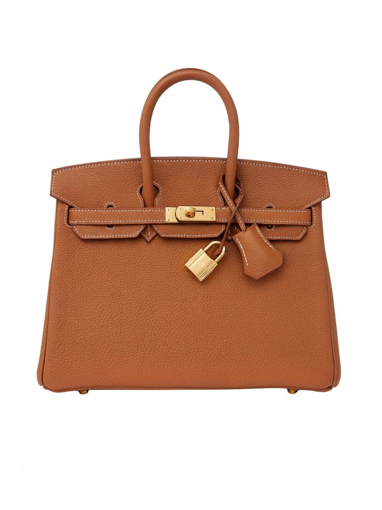 Hermès — сумка Birkin 25 золотая