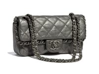 Chanel — сумка серая б/у