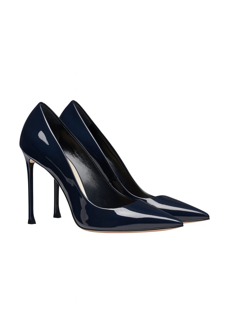 Dior — туфли чернильно-синие 36