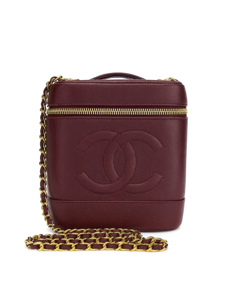 Chanel — сумка Vanity burgundy 17*15*12