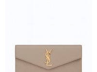 Saint Laurent — клатч бежевый