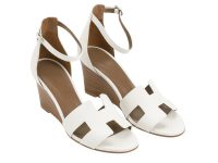 Hermès — туфли белые 38