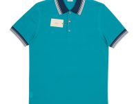 Brioni — поло бирюзовое S