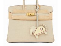 Hermès — шарм бежевый