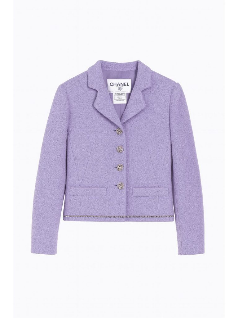 Chanel — жакет лавандовый 38