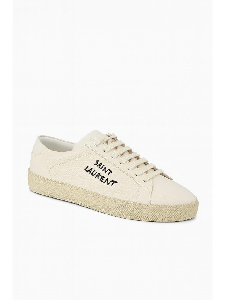 Saint Laurent — кроссовки бежевые 40