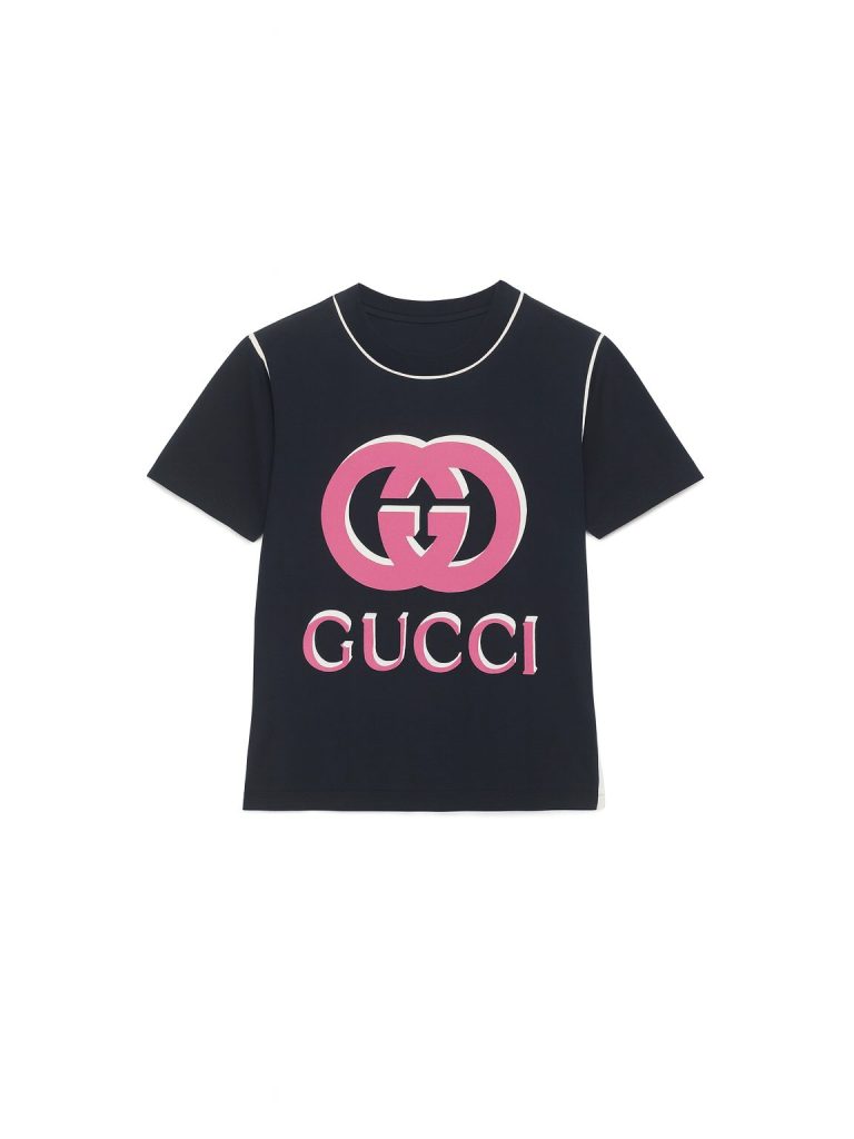 Gucci — футболка черная L/S/XS