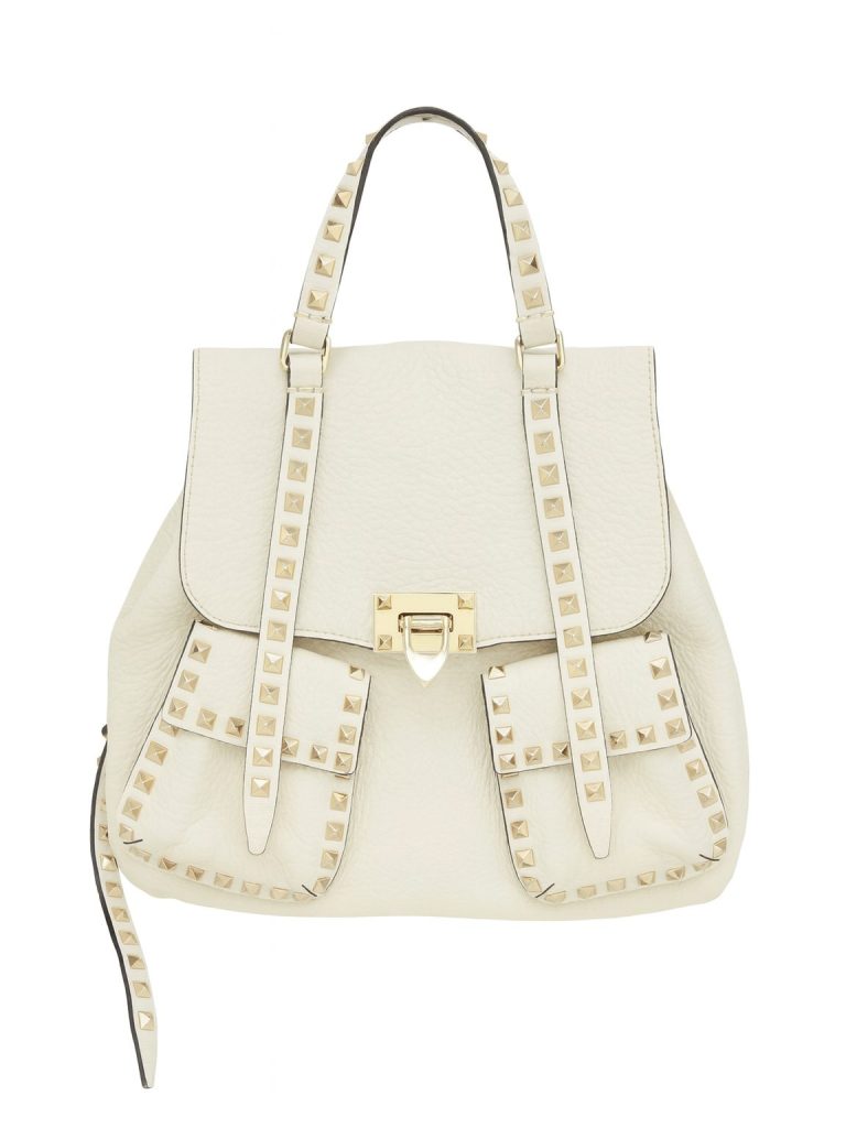 Valentino — рюкзак Rockstud белый