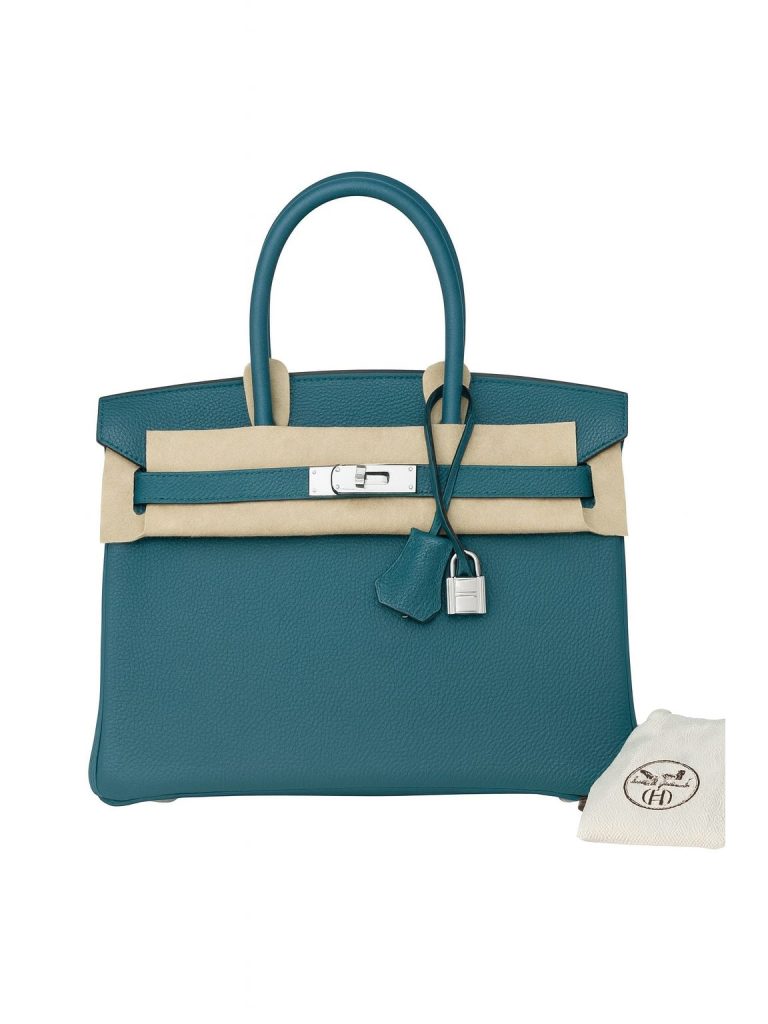 Hermès — сумка birkin 30 vert bosphore №854-1