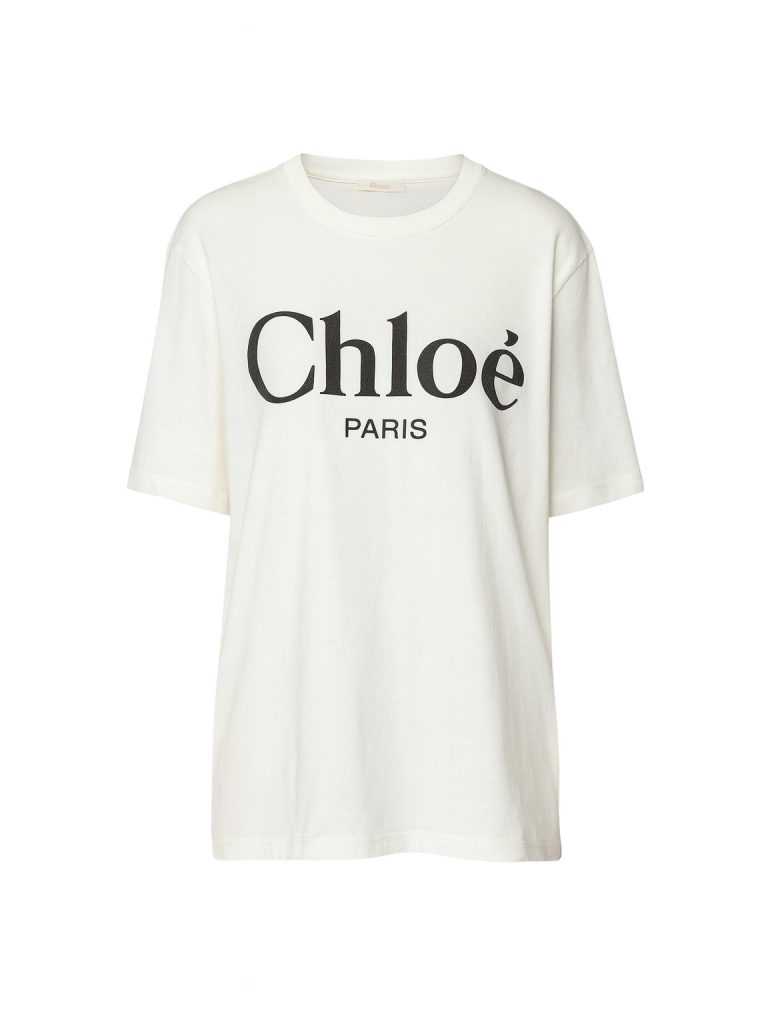 Chloé — футболка белая L/M/S/XS