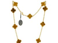Van Cleef & Arpels — ожерелье тигровый глаз