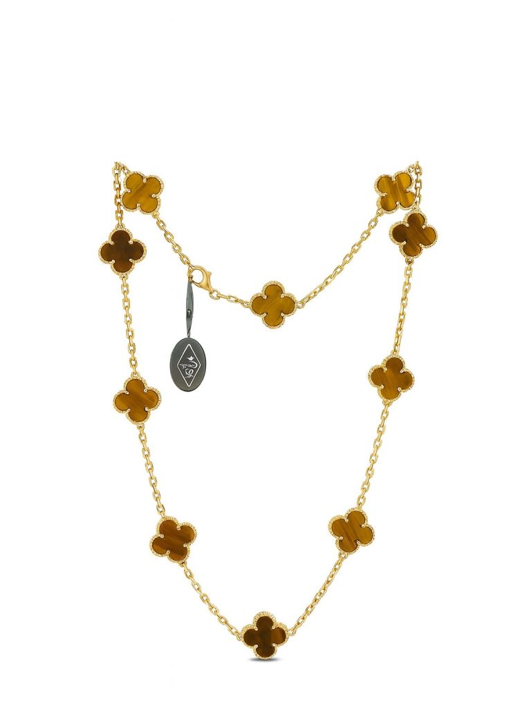 Van Cleef & Arpels — ожерелье тигровый глаз