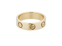 Cartier — кольцо Love желтое золото 49 широкая модель