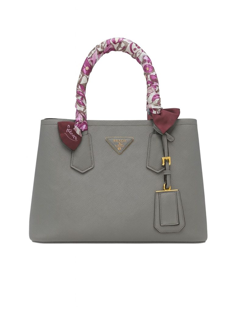 Prada — сумка Duble серая