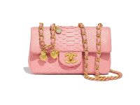 Chanel — сумка розовая кожа питона