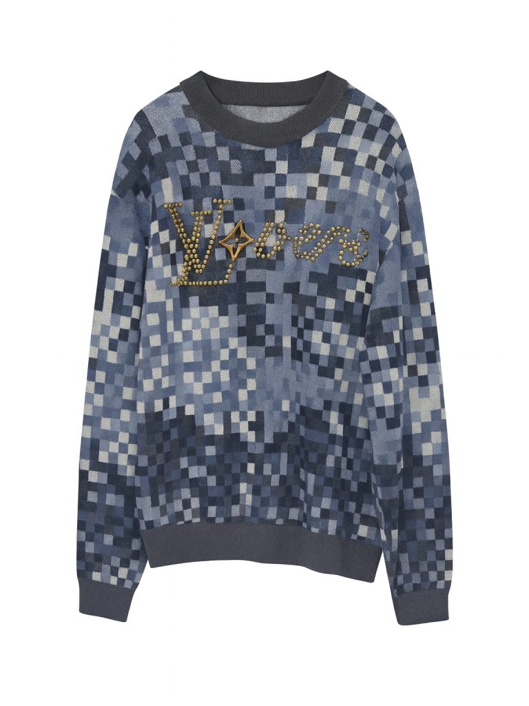 Louis Vuitton — свитер синий S