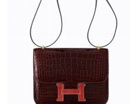 Hermès — сумка Constance 18 Marquette Alli Бургунди / Rouge Moyen идеальное