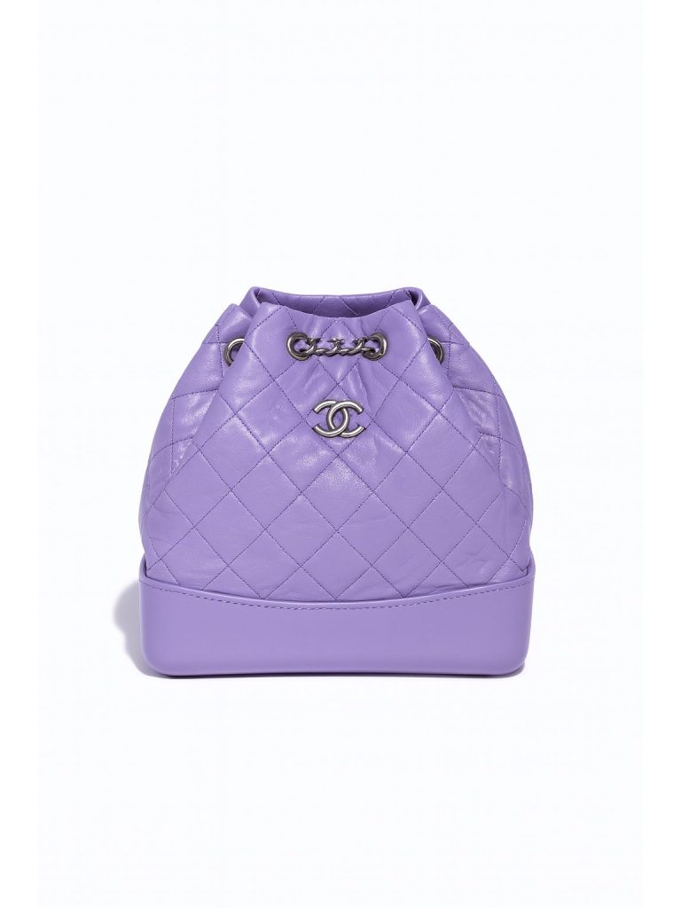 Chanel — сумка Gabrielle фиолетовая