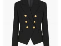 Balmain — пиджак черный 38