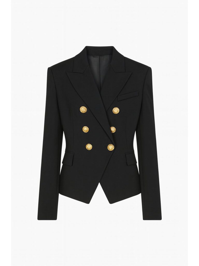 Balmain — пиджак черный 38