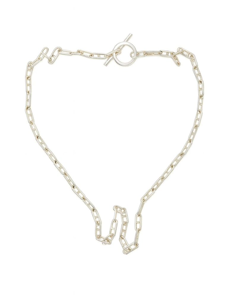 Hermès — колье серебро