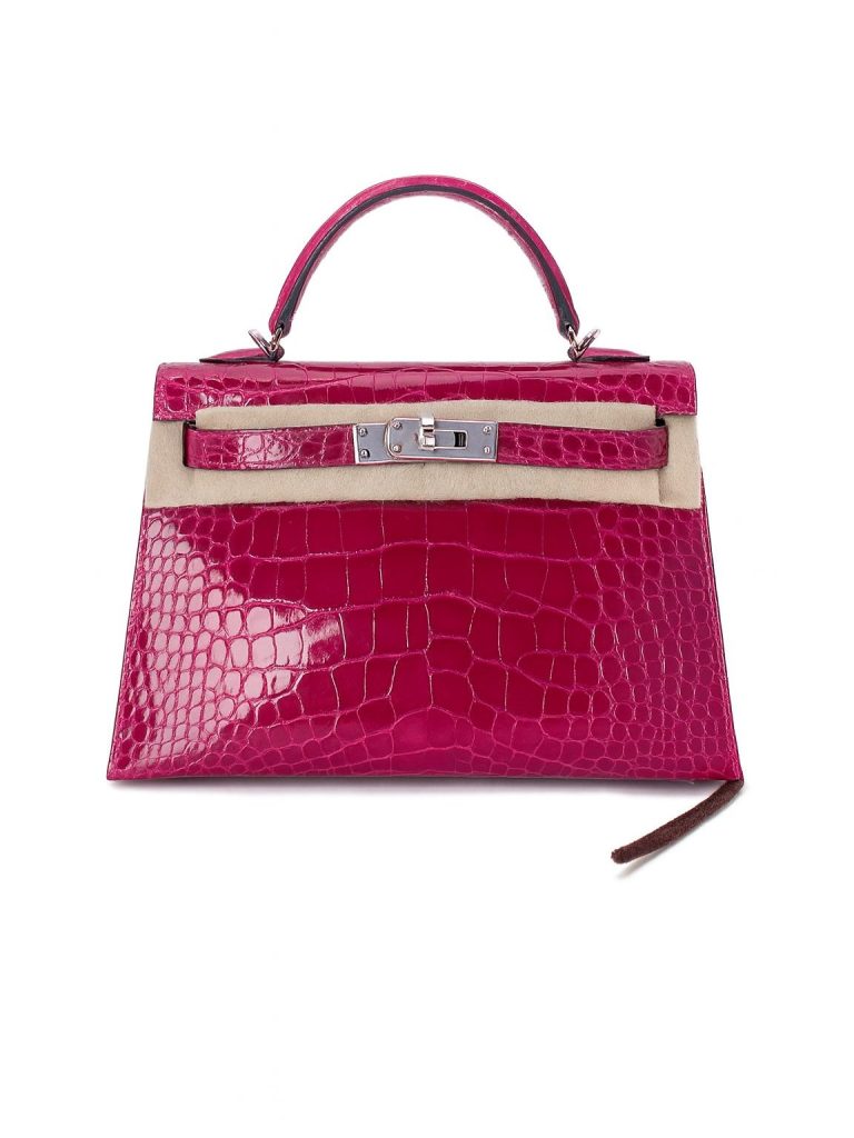 Frombuase — сумка K20 Croco розовая
