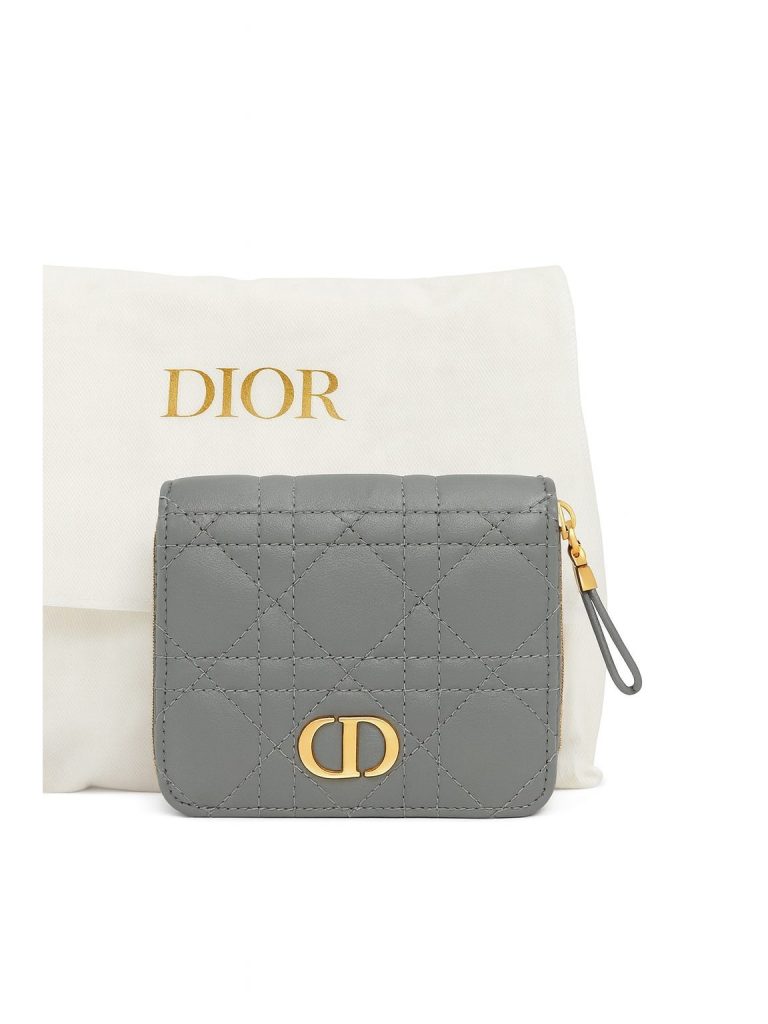 Dior — кошелек серый