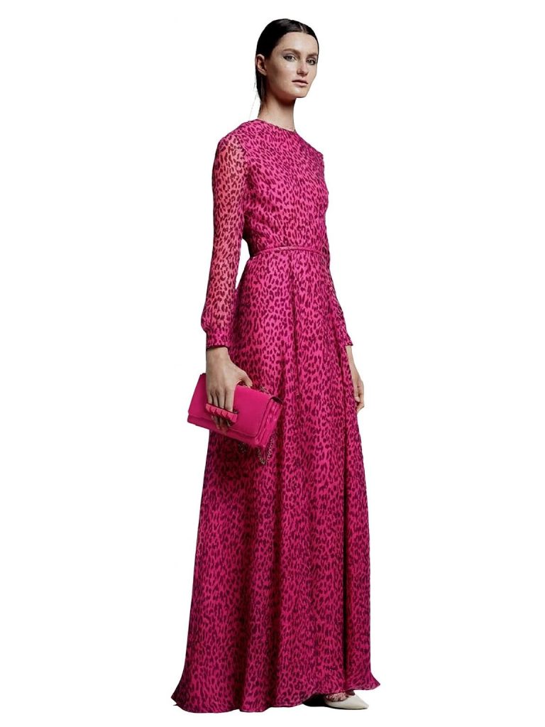 Valentino — платье розовое 40