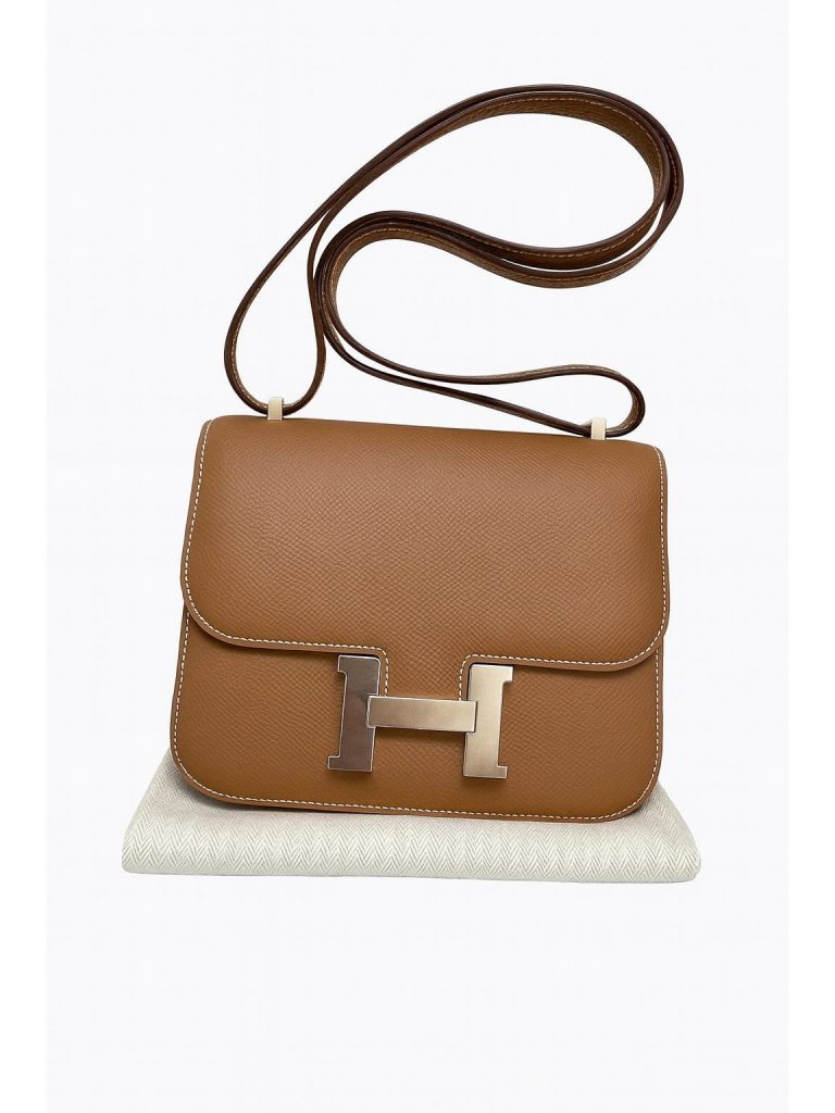 Hermès — сумка c 18 коричневая