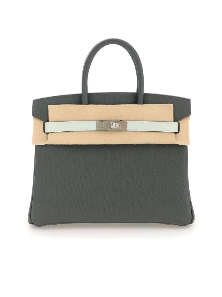 Hermès — сумка B25 Vert Force/Vert Peppermint/Ardoise
