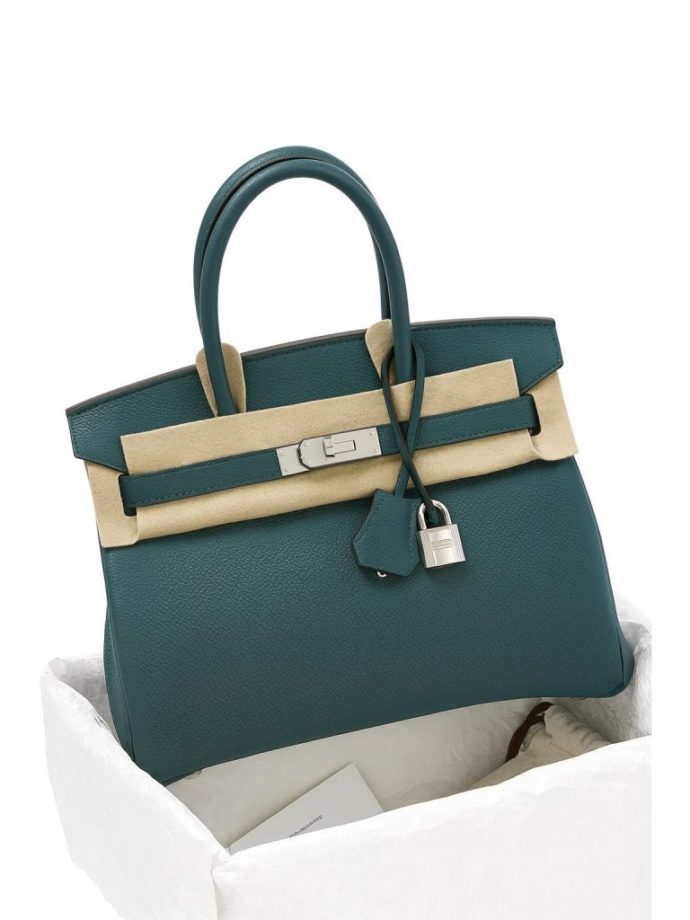 Hermès — сумка birkin 30 vert bosphore №844-1