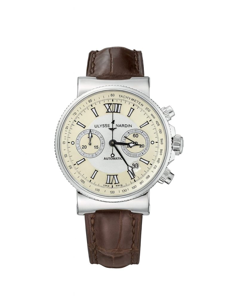 Ulysse Nardin — часы Maxi Marine Chronograph сталь 41