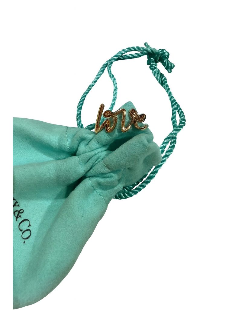 Tiffany — кольцо paloma love желтое золото