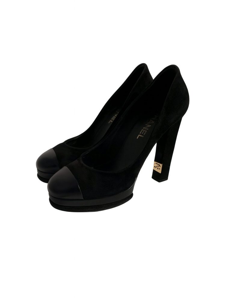 Chanel — туфли черные 38.5