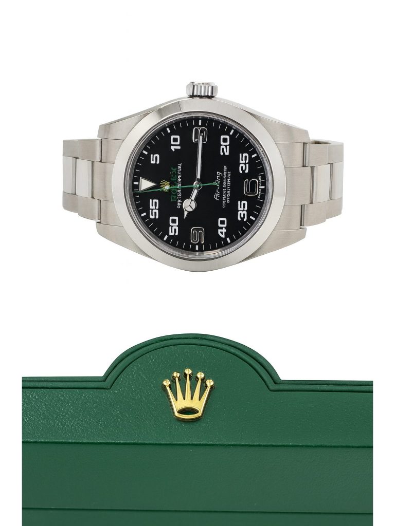 ROLEX — часы Air-King сталь 40