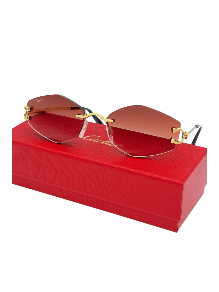 Cartier — очки красные