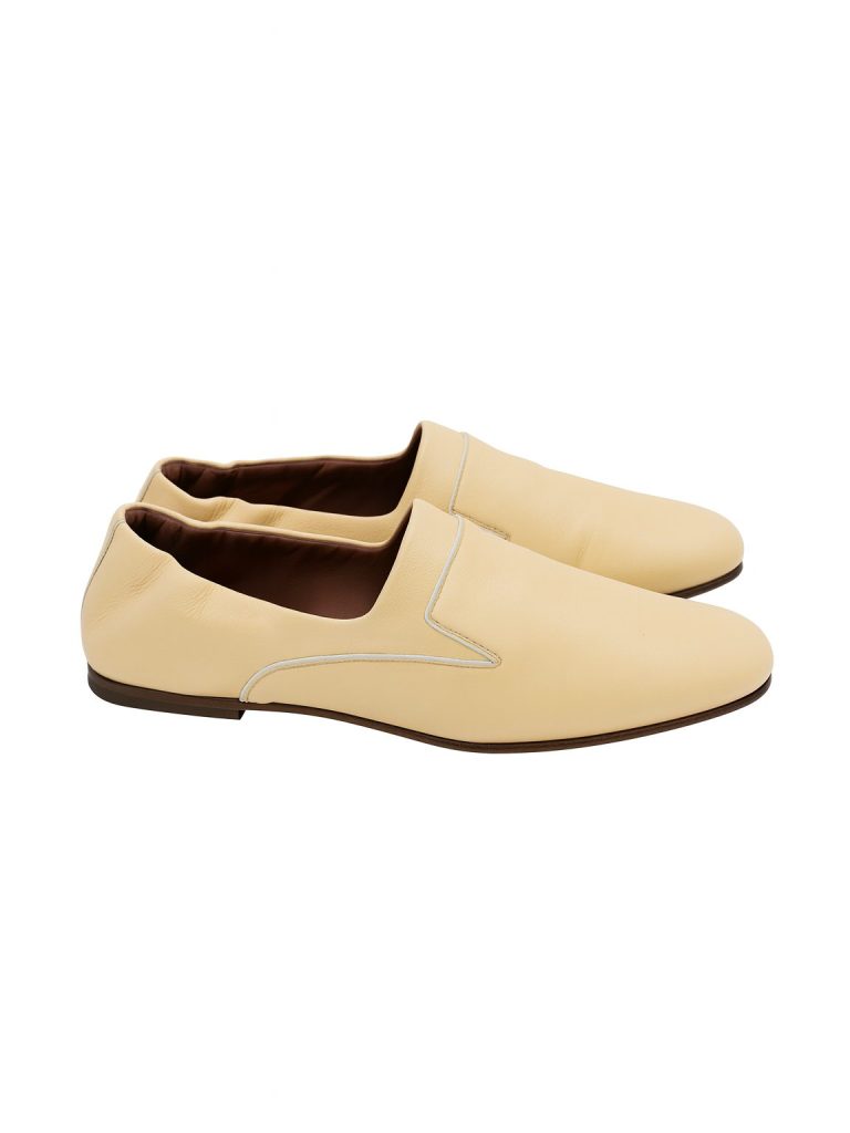 Loro Piana — мюли желтые 38.5