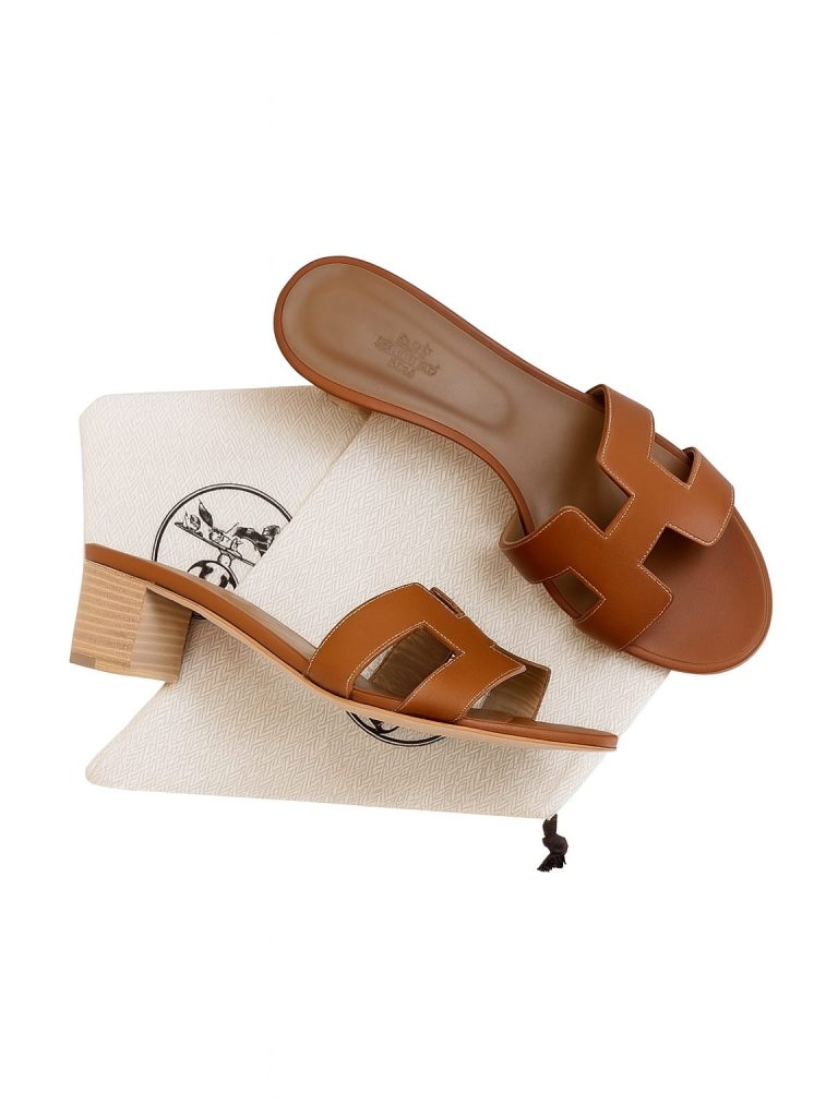 Hermès — сандалии Oasis коричневые 41.5