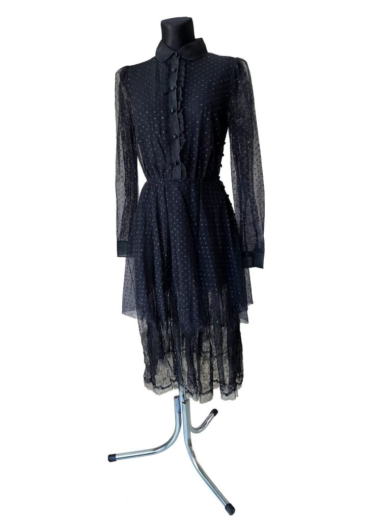 Red Valentino — платье черное XS