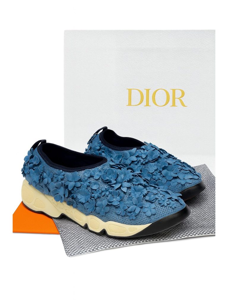 Dior — кеды синие 37