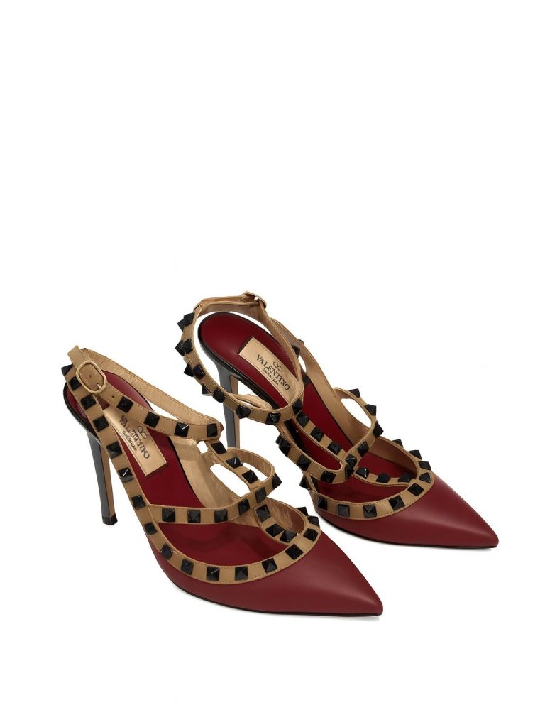 Valentino — туфли бордовые 35.5