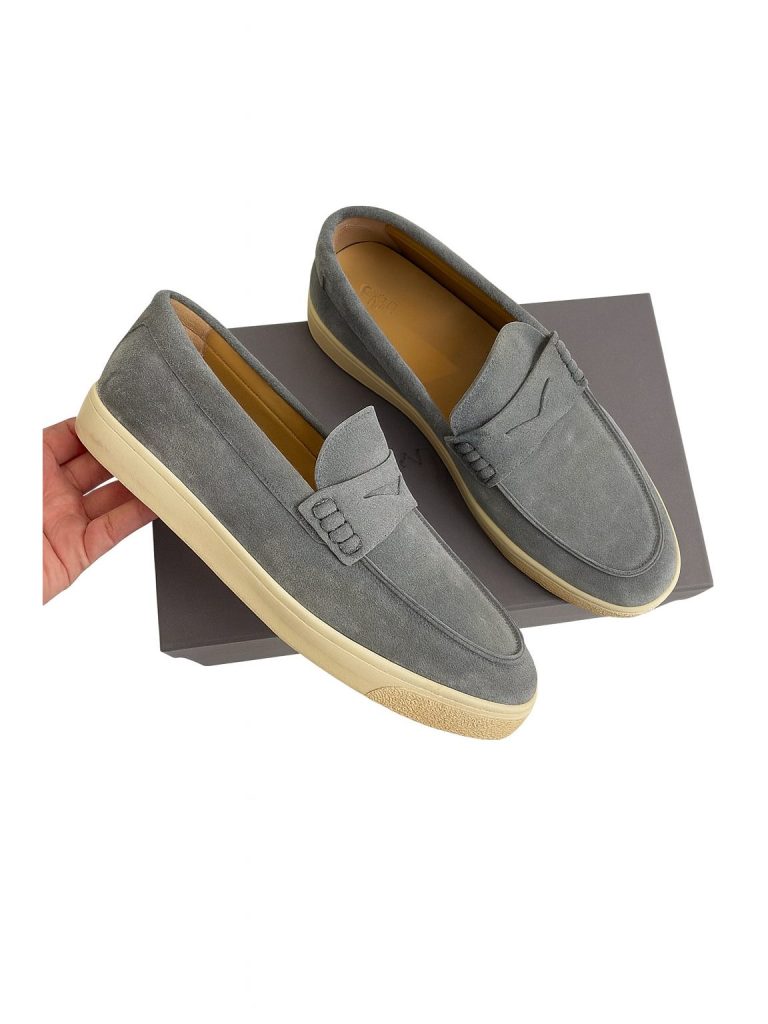Brunello Cucinelli — лоферы серые 43