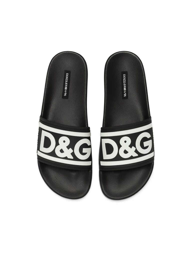 Dolce & Gabbana — шлёпанцы черные 40–47
