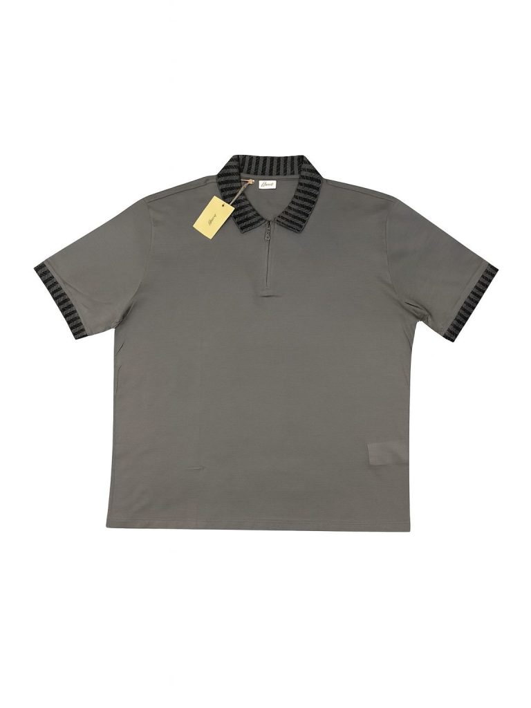 Brioni — поло серое XL