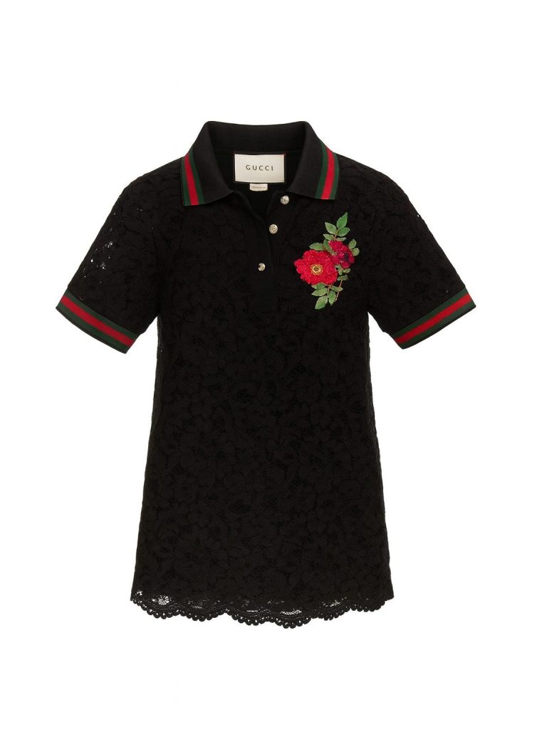Gucci — поло черное S