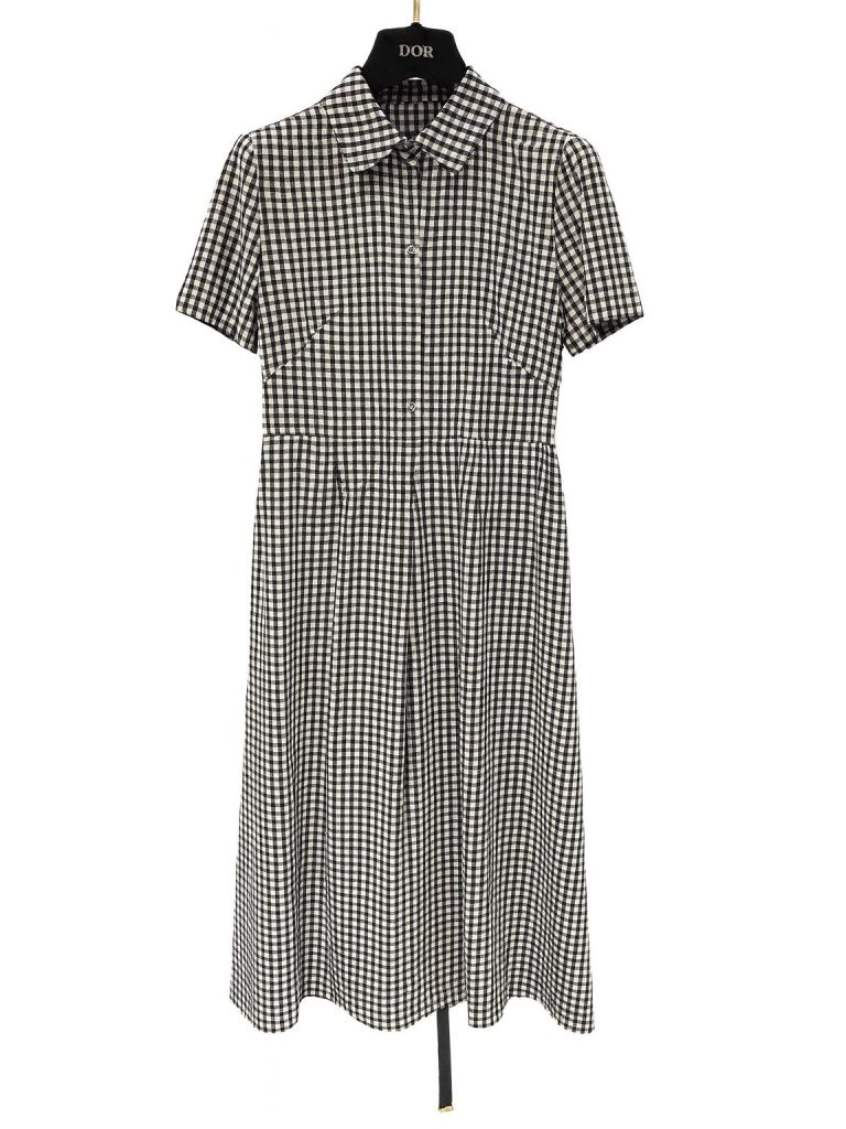 Dior — платье черно-белое 36.3