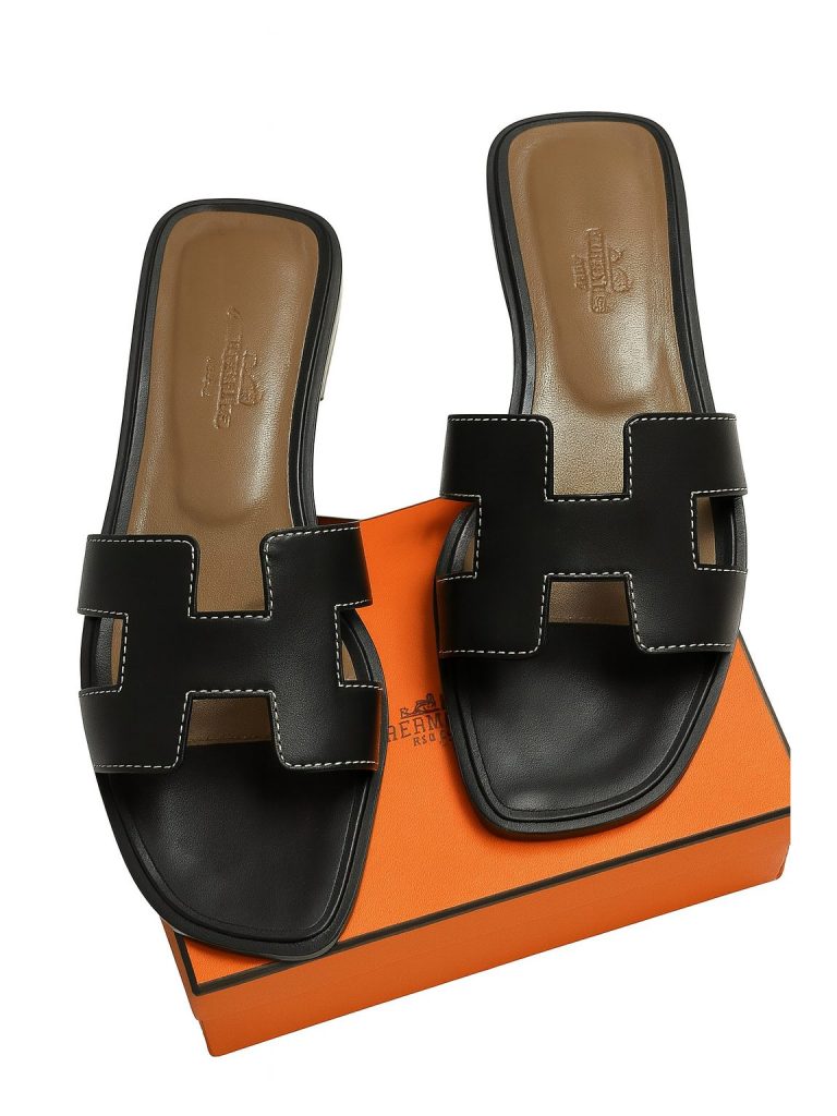 Hermès — сланцы Oran черный 36