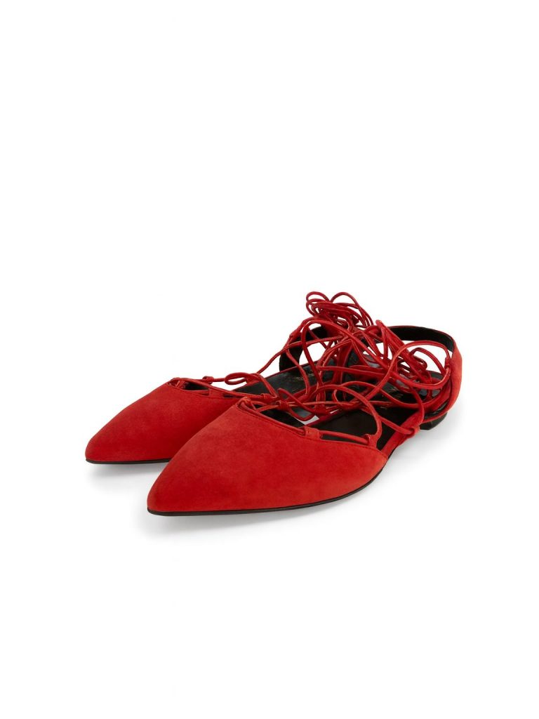 Saint Laurent — мюли красные 37/40
