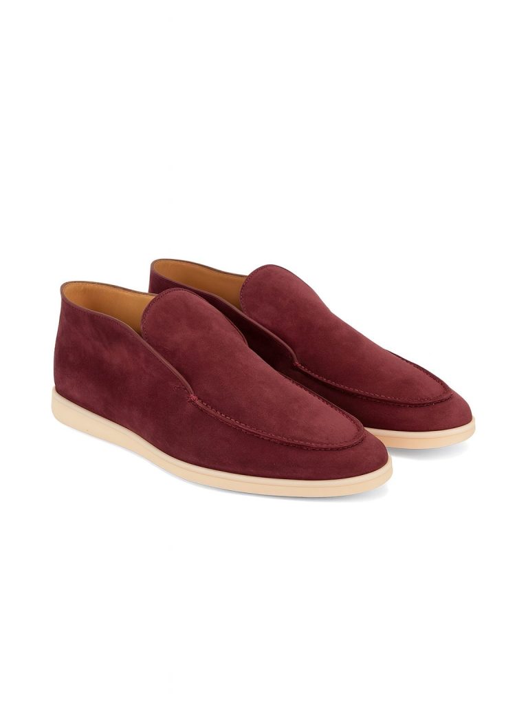 Loro Piana — лоферы бордовые 44.5